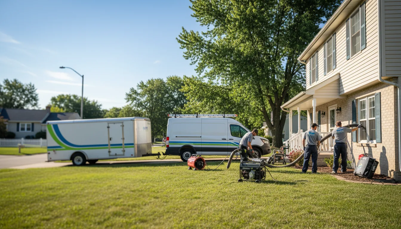 Flooded Basement Restoration And Cleanup With Repair in Davis, IL near me